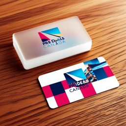 Alternative view of Business Cards Frosted Plastic